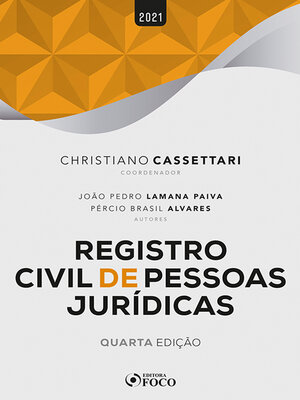 cover image of Registro Civil de Pessoas Jurídicas